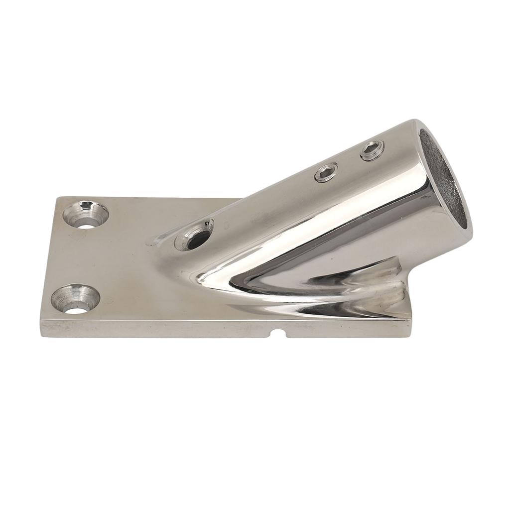 Основание трубы для лодки Прямоугольное Нержавеющая сталь 316 Основание трубы поручня Морская фурнитура для яхты 25 мм 1,0 дюйма
