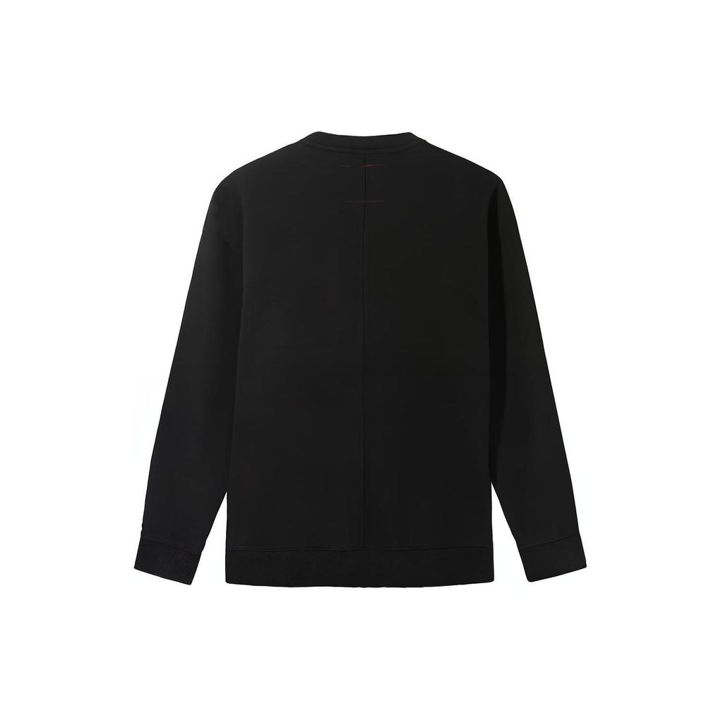 Хлопковый свитшот с круглым вырезом и длинными рукавами Levis Solid Label для мужчин, черный A0147-0001