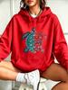 Autumn and Winter Ocean Soul Turtle Pattern Hooded Sweatshirt Loose Long-Sleeved Street Fashion Couple Hoodie Top