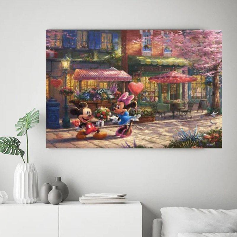 Модный подарок для девочки в тематике Микки Мауса, сказочные обои для декора спальни