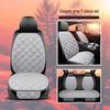 Plush Car Seat Cushion - Single Seat Velvet Comfort, Warmth, Foot Support