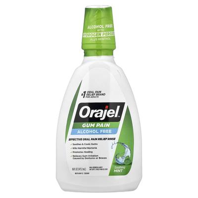 Боль в деснах, Без спирта, Освежающая мята, 473,2 мл (16 жидких унций)