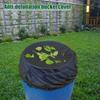 Leaf-proof Bucket Cover Rain Bucket Protective Cover Insect-proof Screen For Water Tanks Adjustable Drawstring Barrels Netting