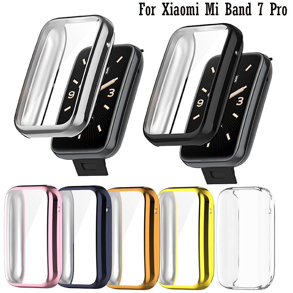 Full Protective Case Cover For Xiaomi Mi Band 7 Pro SmartWatch Screen Protector For MiBand 7 Pro Accessories Frame Case TPU Hot