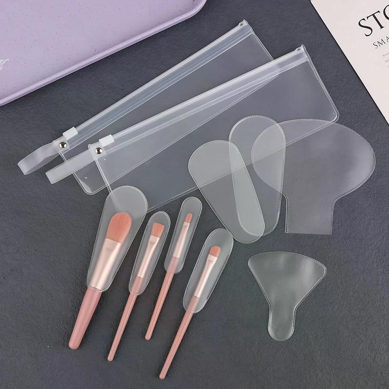 1pc Brushes Pen Cover Makeup Net Protector Guard Elastic Mesh Beauty Make Up Cosmetic Brush