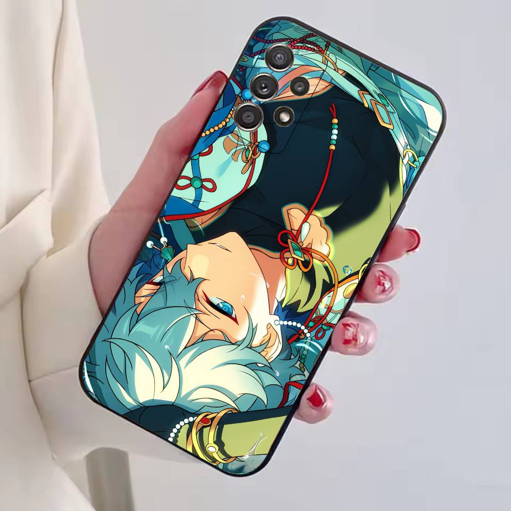 Чехол для телефона Ensemble Stars I-Izumi Sena для Samsung S25, S24, S21, S22, S23, S30, Ultra, S20, Plus, Fe, Lite, Note 10, Черный