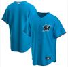 Мужской кардиган-майка Miami Marlins с полной вышивкой, бейсбольная форма