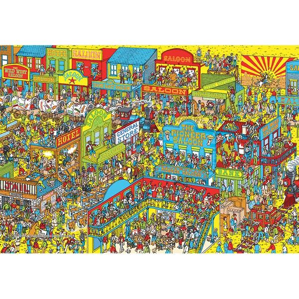 Пазл Find Wally Wild West AL3308, разные цвета, 1000 деталей Пазл, Детские игры, Развивающие игрушки
