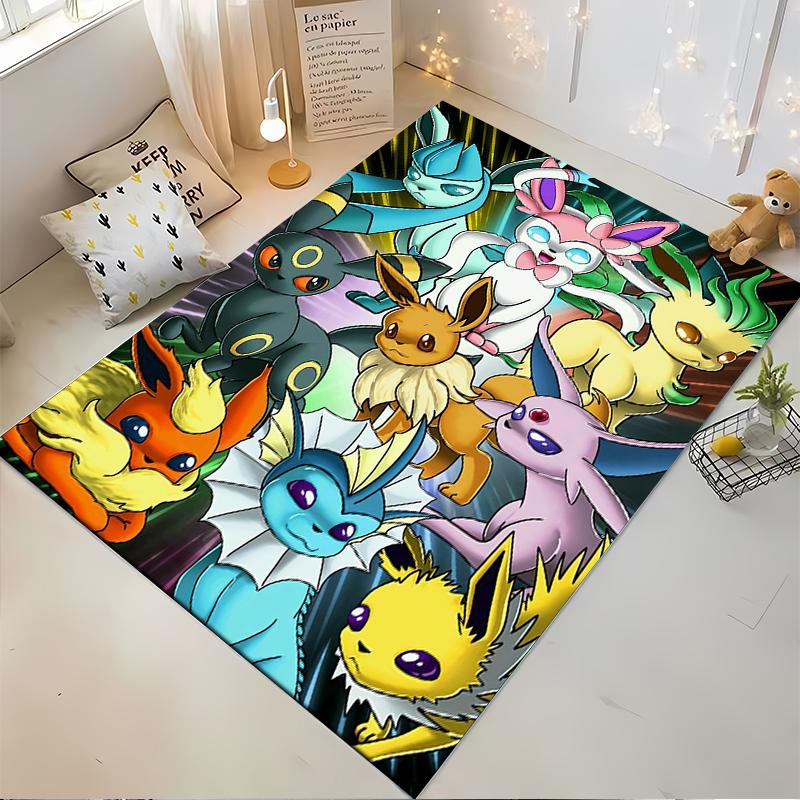 Cute Colorful Cartoon Animal-Themed Carpet for Living Room Decor Suitable for use as an anti-slip for living room bedroom sofas