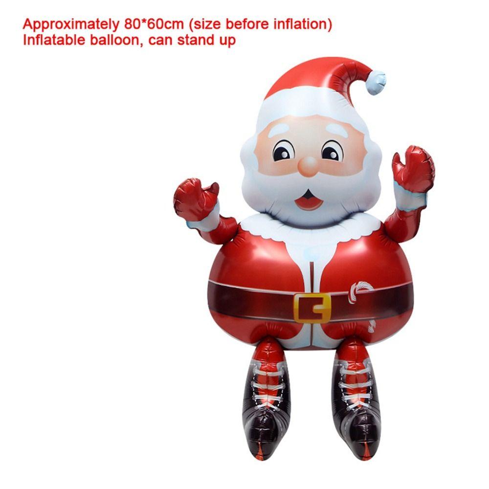 Алюминиевая пленка большой надувной воздушный шар реквизит для вечеринки Санта-Клаус воздушные шары Хэллоуин