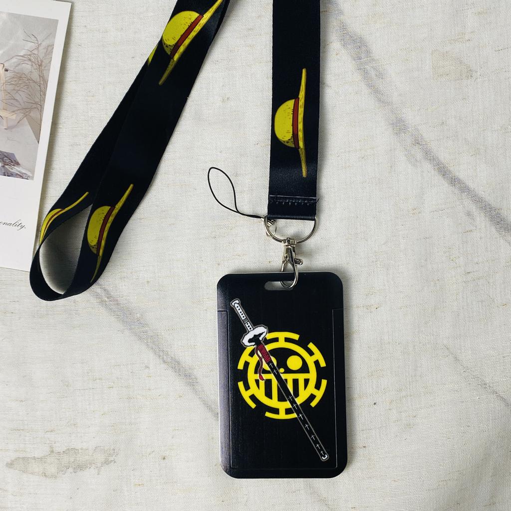 Аниме Мультяшный Держатель для Пропусков Брелоки Шейный Ремешок Для Карты-Пропуска Аниме Держатель для Кредитных Карт Брелоки-Ремешки