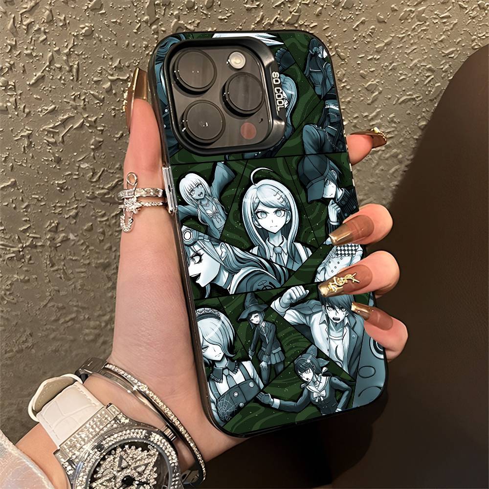 Чехол для телефона Нагито Хаджиме Комахина для iPhone 15,16,12,14,13,17,11,E,Pro,Max,Plus,Air,Mini Черный ТПУ Чехол
