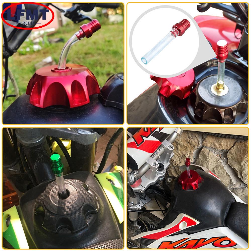 Motorcycle CNC 50mm Aluminum Gas Fuel Tank Cap Breather Vent With Vent Cap ATV For DR200SE CRF50/600XR/CRF450R/ KX60 65 80 100 Fuel Tank Caps3