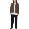 Uniqlo Ребристый однобортный V-образный вырез Merad Вязаный свитер Мужской свитер Коричневый 453031-38