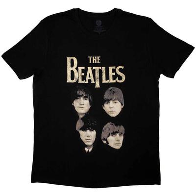 The Beatles 4 головы Официальная футболка Мужская Унисекс