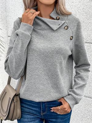 2024 Европейский и американский повседневный свитшот с высоким воротом и длинными рукавами для осени/зимы