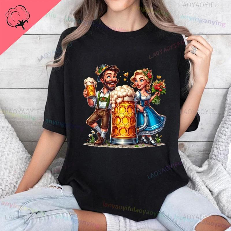 2024 Y2k Oktoberfest Bavarian Munich Beer Unisex Tshirt Octoberfestbeer Graphic Outfits Drinki Lover Tops Streetwear Harajuku Tee