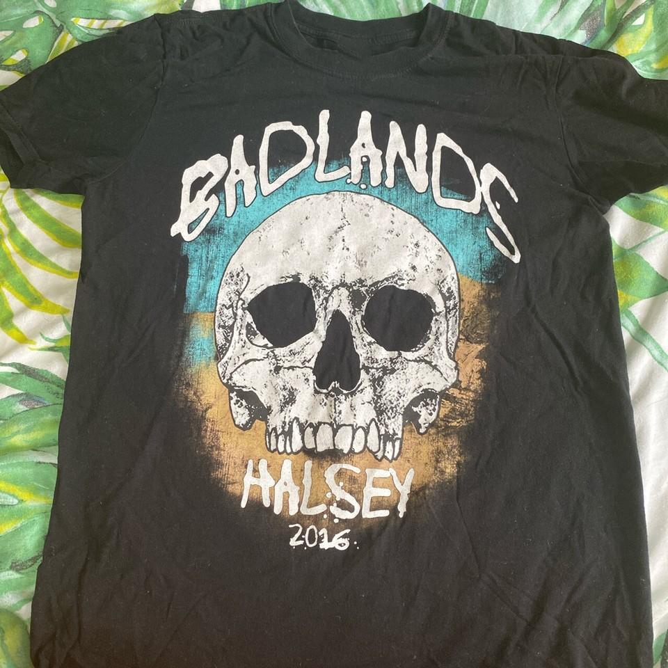 Halsey badlands tour 2016 Short Sleeve Cotton Black All size Shirt E662