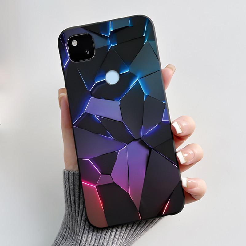 Чехол для телефона Google Pixel 4a 4G / 4a 5G, Ультратонкий, Тонкий, Эстетичный, Роскошный, Милый, Крутой, Для Мальчиков, Девочек, Мягкий Силикон, Матовый Чехол