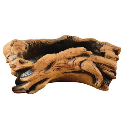 Цементный цветочный горшок Винтажный имитация дерева Кашпо Садовый декоративный горшок для суккулентов для садоводства