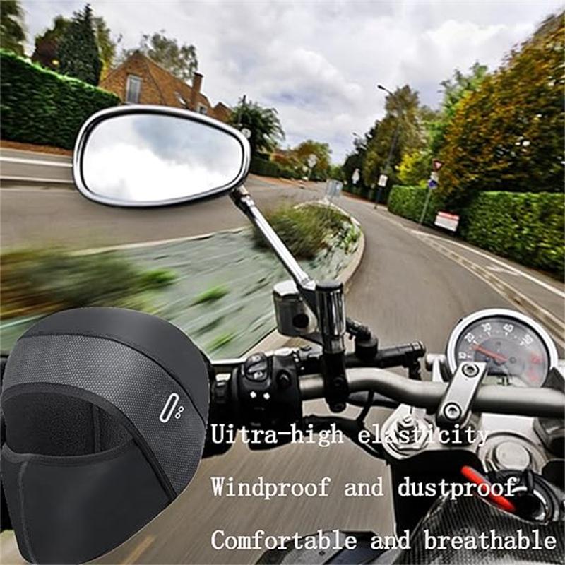 Эластичный велосипедный капюшон, зимняя термозащитная мотоциклетная лыжная маска, балаклава, защитная маска для лица, шапка-чепец