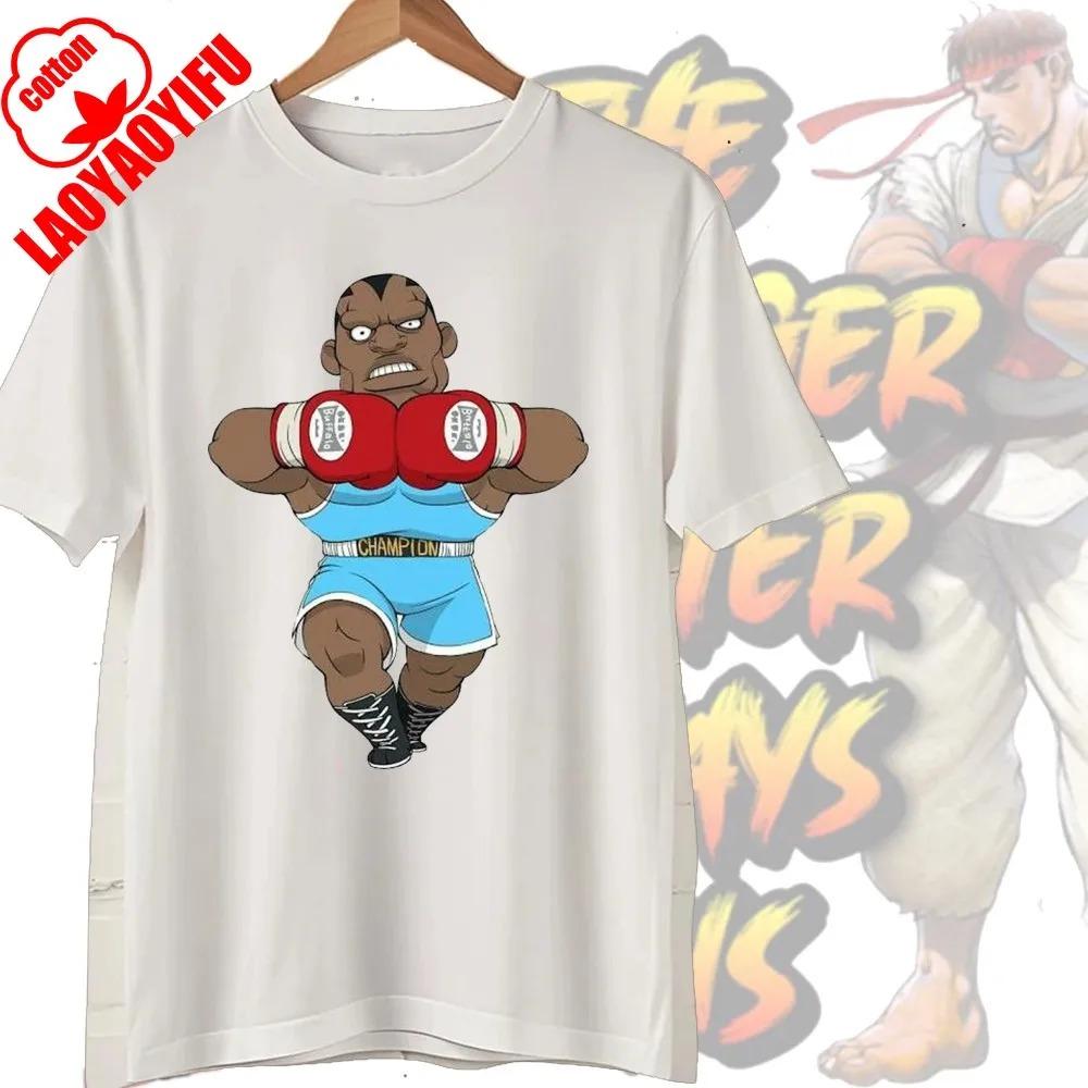 Street Fighter Chun-Li Ryu Принтованные Y2K Новые Парные Хлопковые Футболки Мужские Женские Уличная Одежда Повседневный Харадзюку Ретро Унисекс Футболка Топ