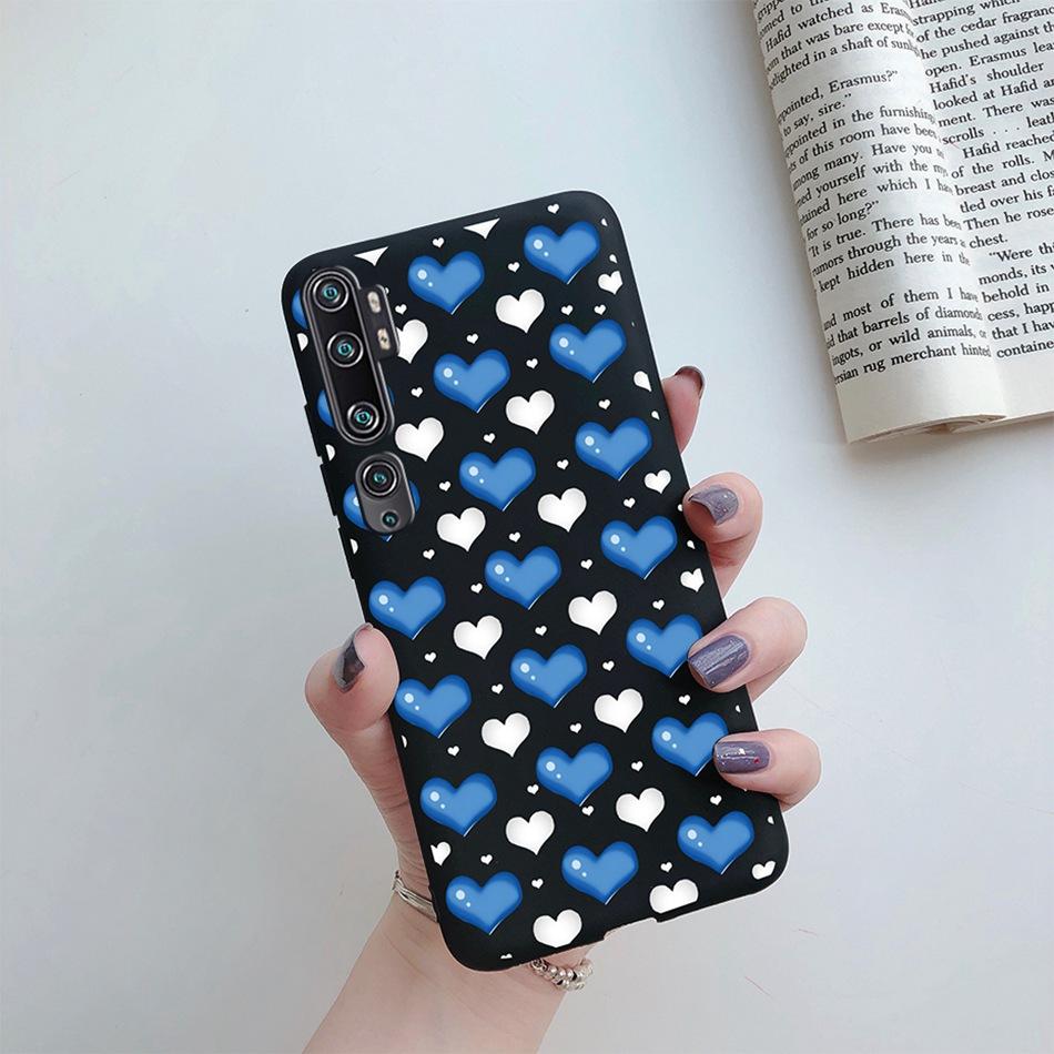 Чехол-сердце с подсолнухом для Xiaomi Mi Note 10 Pro, Чехол-бампер, Силиконовая задняя крышка для Xiomi Xiaomi Mi Note 10 Note10 Pro, Чехол