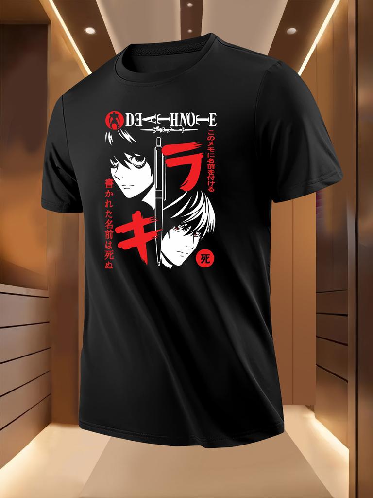 Death Note Anime Graphic Tshirt Graphic Tshirt for Men - ...