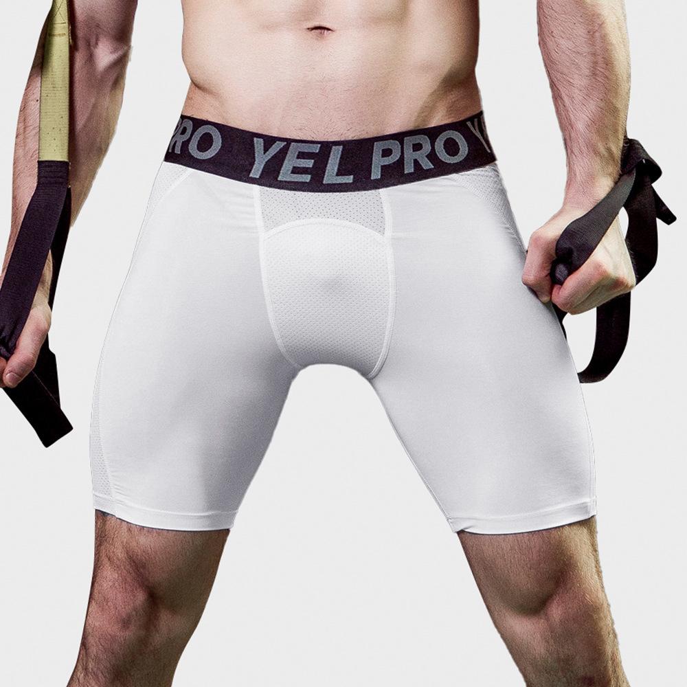 Мужские спортивные шорты для фитнеса, тренировки в тренажерном зале, быстросохнущие компрессионные леггинсы, шорты для велоспорта, баскетбольные шорты для бега, короткие обтягивающие шорты для тренировок