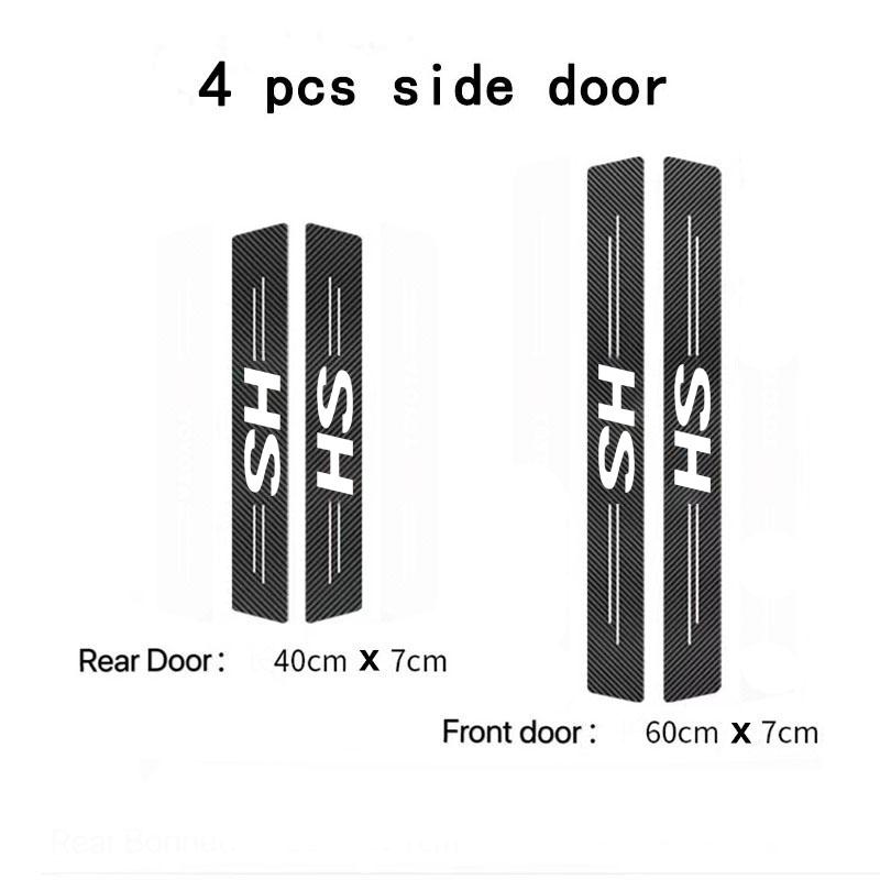 Senior sense CAR Trunk Bumper Guard Decals for MG HS Motors MG ZS GS MG5 6 7 mg3 Gundam 350 Parts TF GT hector car Accessories Q6