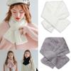 Thicken Winter Warm Shawl Neck Warmer Cross Scarf Neckerchief Wrap Solid Color