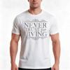 Never Trust The Living Tshirt Summer Casual Cotton Tee Oversized Streetwear Tops Vintage Graphic Print Unisex Unisex Unisex