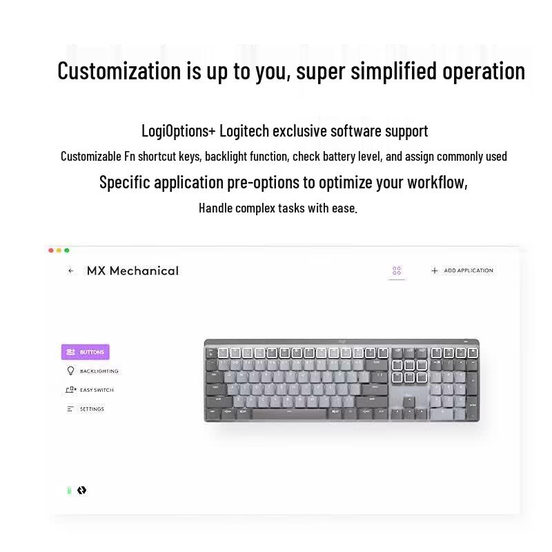 Беспроводная клавиатура Logitech MX Mechanical Mini
