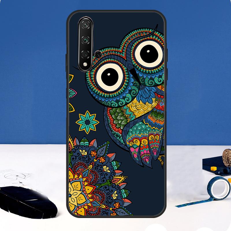 Милый Мультяшный Чехол-Сова Для Huawei Nova 10 9 SE 11i 8i 7i 3i Y90 Y91 Y70 Y60 Y61 5T P30 P60 Pro P40 Lite