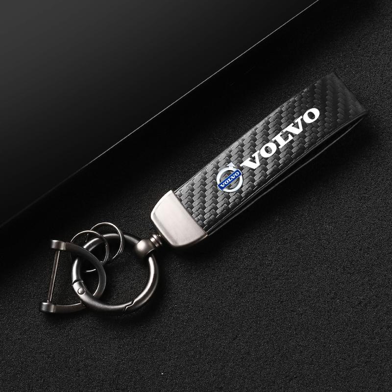 Volvo Car Keychain Zinc Alloy Auto key Ring Pendant For Xc60 Xc90 V40 V60 S60 V50 V90 S80 C40 XC40 V70 XC70 C30 C70 EX90 Rdesign