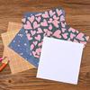 Single-Sided Scrapbook Paper, 6"×6" Scrapbooking Papers Cardstock Patterned Paper Pack, 160Gsm Multi-Colored Scrapbook