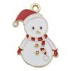 Set of 50 Christmas Oil Drop Pendants: Cute Santa, Snowman, Tree DIY Jewelry Accessories