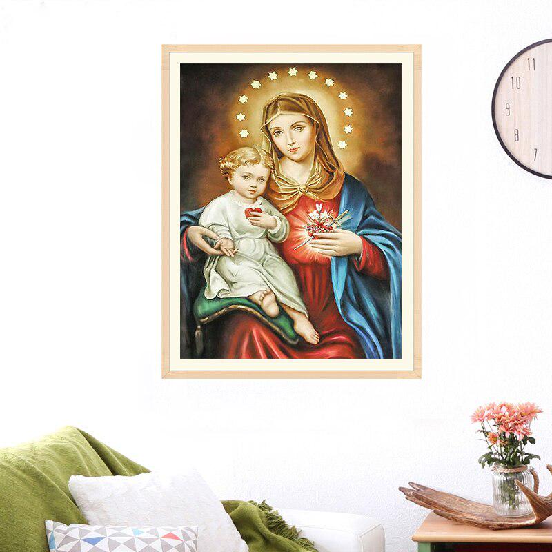 5D DIY алмазная живопись полная дрель Virgin & Child наборы для вышивки крестиком со стразами ручная вышивка поделки для детей