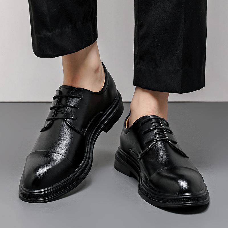Туфли мужские деловые туфли на шнуровке черные мягкие кожаные мужские формальные туфли повседневные деловые мужские оксфорды костюм свадебные вечерние туфли