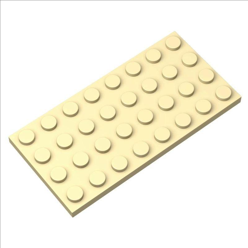 50 г/12 шт. 3035 Тонкие Кирпичики 4x8 Точек Строительные Блоки Moc Совместимые с Кирпичиками DIY Детская Игрушка Сборка