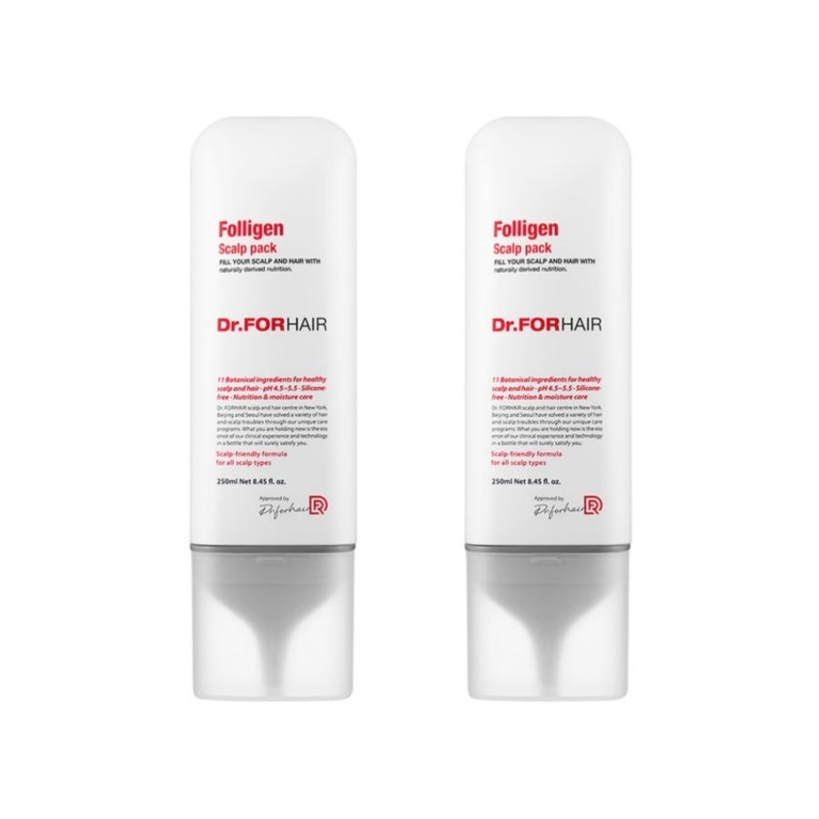 Dr.ForHair Folligen пакет для кожи головы 250г*1шт/2шт