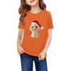 Children's Short Sleeve Neck T-Shirt Animal Print Daily Casual Top