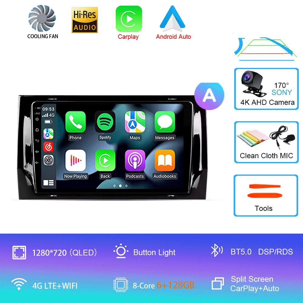 Автомобильный радиоприемник Android 14 для Skoda Kodiaq 2016–2021 Karoq NU7 2017–2021, мультимедийный видеоплеер, навигация, стерео GPS Andro