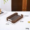 Retro Style Woven Serving Basket Handwoven Plastic Rattan Storage Tray  Kitchen Storage