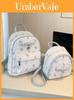 Милый Рюкзак-Медведь Для Девочек И Женщин Pu С Мультяшным Принтом Daypack Для Школы И Повседневного Использования