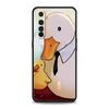 Для Realme GT Neo 2 3 3T 5 Чехол Для Realme 12 11 5G 10 9 8 5G 7 6 GT5 GT3 GT2 Pro Plus C21 C11 C25 Обложка Мультяшная Утка Гусь Игра