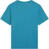 Maison Kitsune Patch Comfortable Solid Color Crew Neck Short Sleeve T-Shirt Men Tops Light-Blue MM00125KJ0008-P456