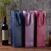 2 шт. подарочные пакеты для вина, многоразовые пакеты для спиртных напитков, дизайн с усиленным дном, для свадеб, вечеринок, юбилеев, шампанского, вина