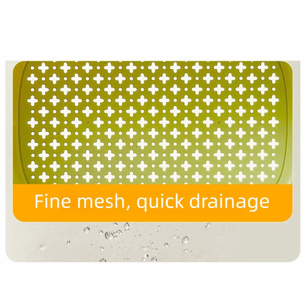 2 in 1 Sink Hanging Strainer Basket Creative Self-Cleaning Kitchen Garbage Filter Large Capacity Quickly Drain