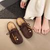 Kangaroo Bread~ Inner Height Increase Platform Casual Boken Slippers Women's 2025 Autumn New Kangaroo Shoes One Pedal
